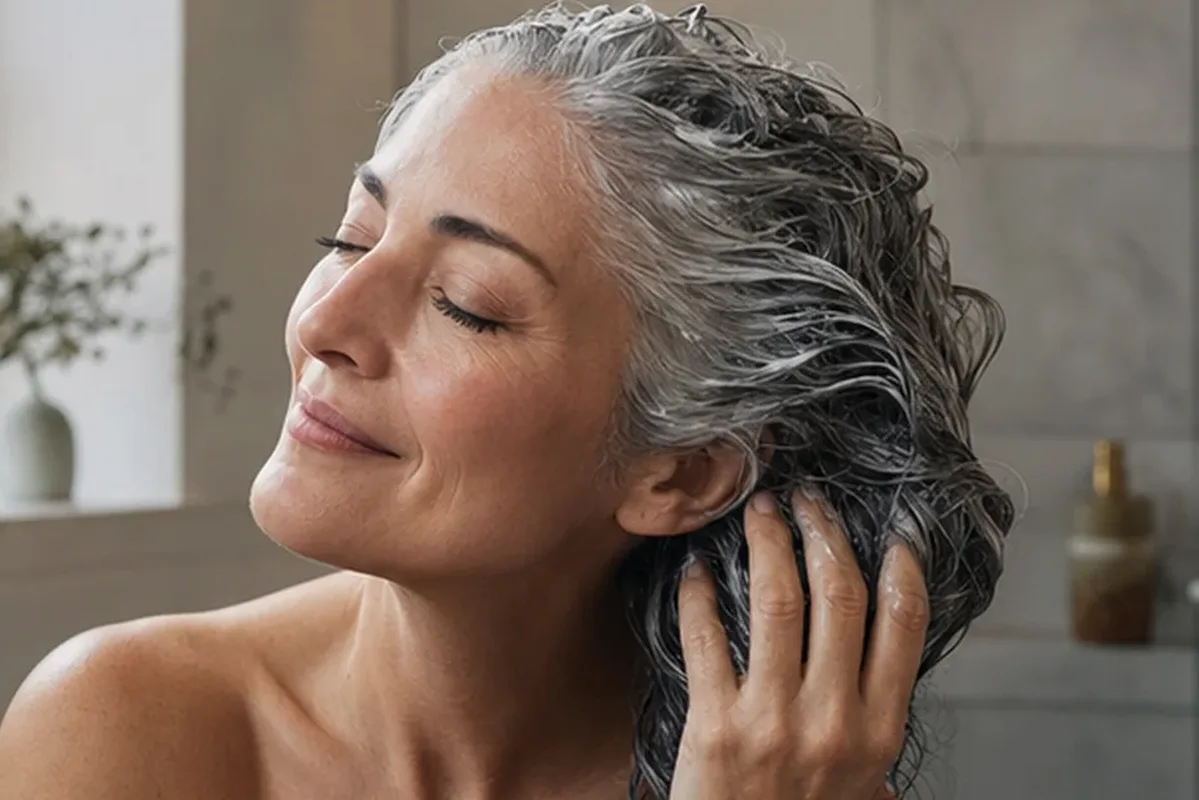 Authentische Beauty-Routine passend zum Thema Conditioner bei fettigem Ansatz