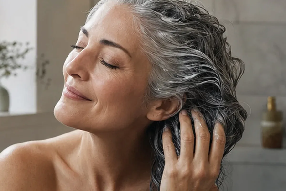 Redaktioneller Beauty-Moment zur Ausgangslage bei Trockenshampoo für feines Haar