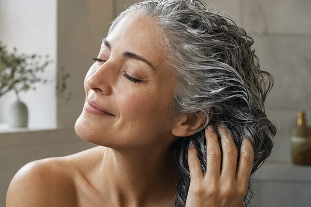 Authentische Beauty-Routine passend zum Thema Hitzeschutz bei Haarbruch