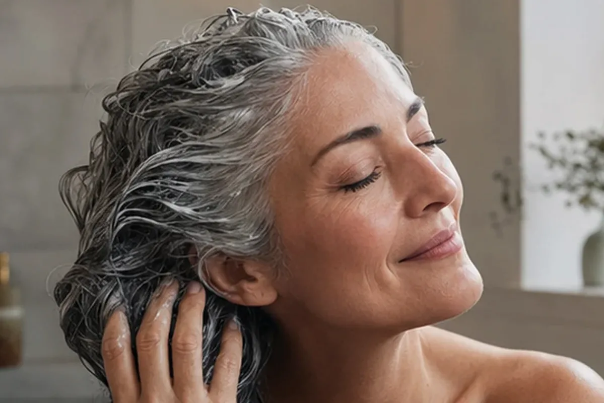 Hochwertige Beauty-Inszenierung zu Auswahlkriterien für Mildes Shampoo für lockiges Haar