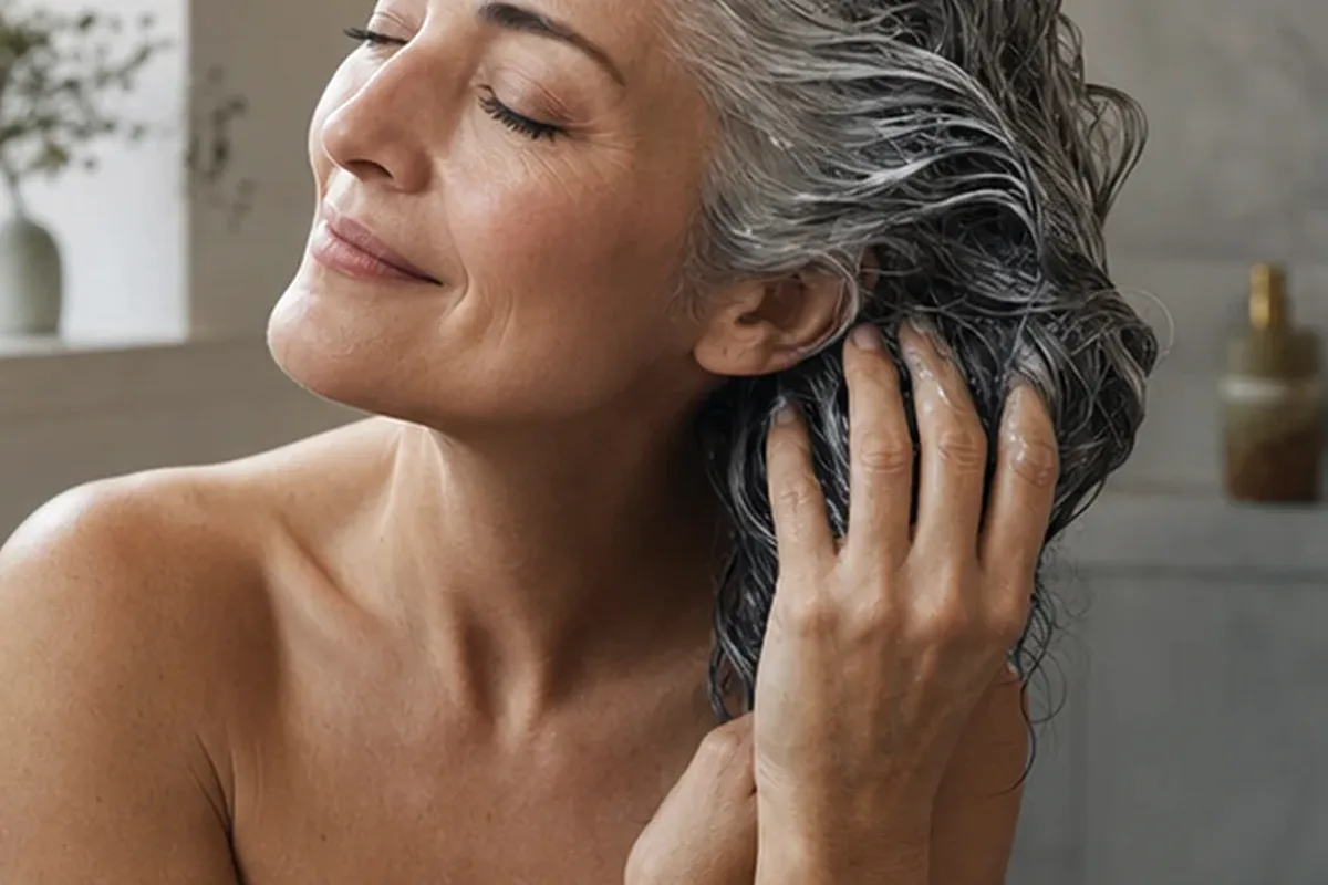 Redaktioneller Beauty-Moment zur Ausgangslage bei Haarmaske bei Haarbruch