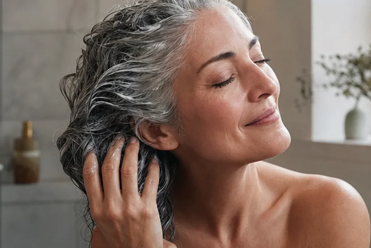 Redaktioneller Beauty-Moment zur Ausgangslage bei Lockengel für feines Haar