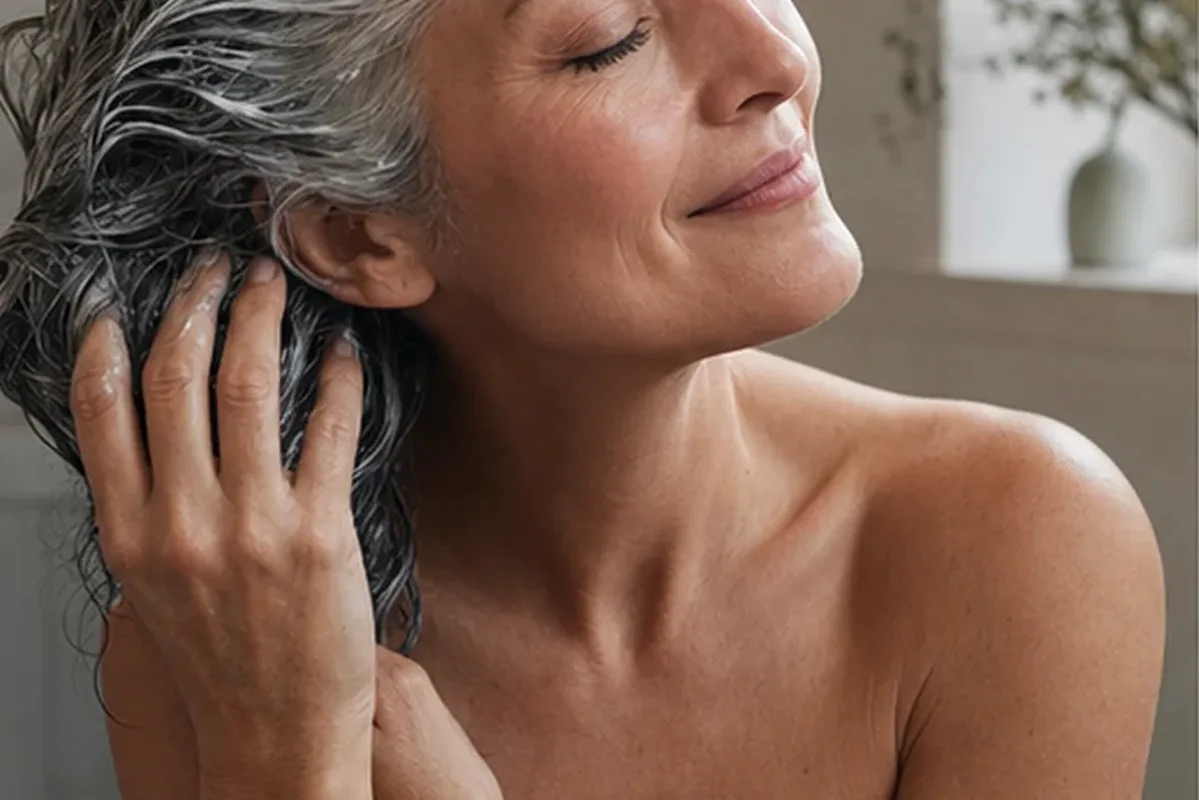 Redaktionelle Detailaufnahme zur Orientierung bei Lockencreme für strapaziertes Haar