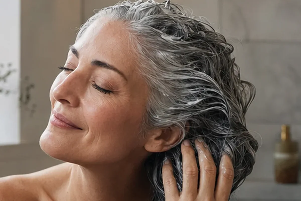 Redaktioneller Beauty-Moment zur Ausgangslage bei Tiefenreinigungsshampoo bei Haarbruch