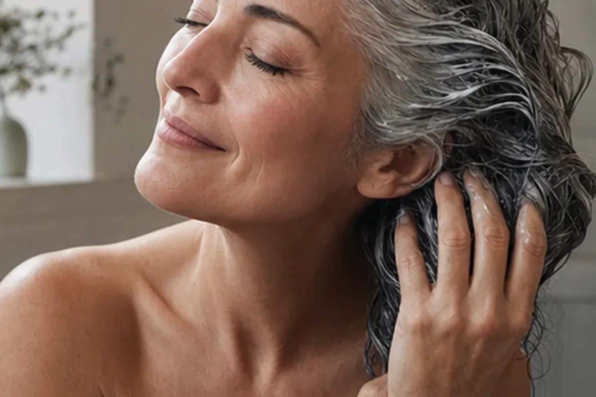 Redaktioneller Beauty-Moment zur Ausgangslage bei Mildes Shampoo für trockenes Haar