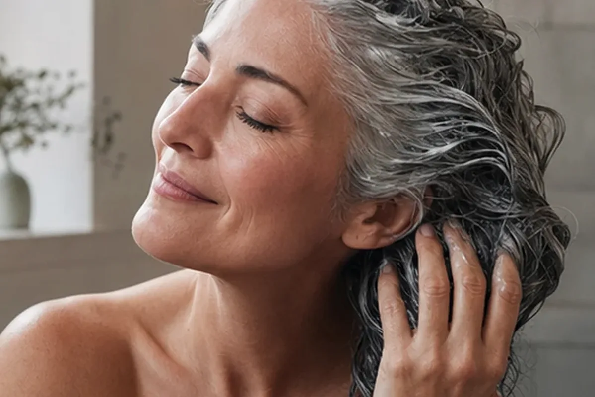 Authentische Beauty-Routine passend zum Thema Kopfhautserum bei Haarbruch