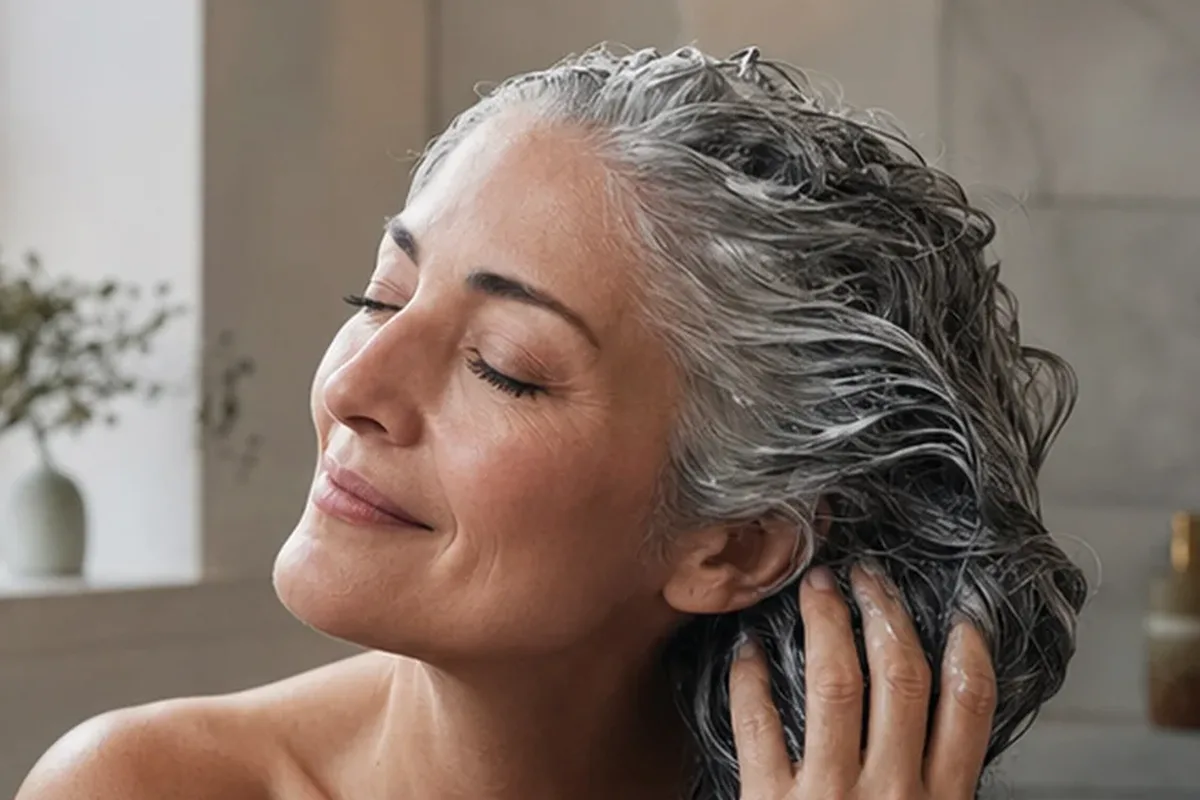 Authentische Beauty-Routine passend zum Thema Kopfhautserum bei Frizz