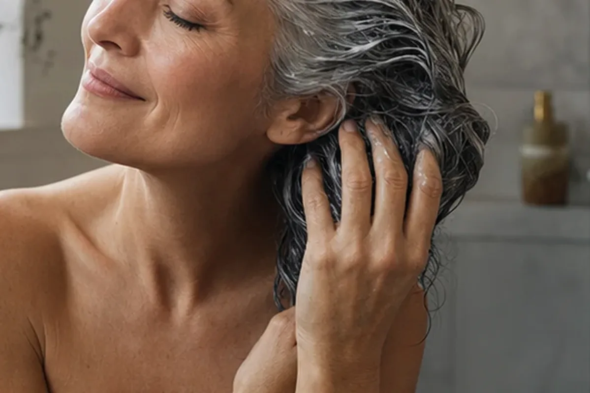 Hochwertige Beauty-Inszenierung zu Auswahlkriterien für Mildes Shampoo für trockenes Haar