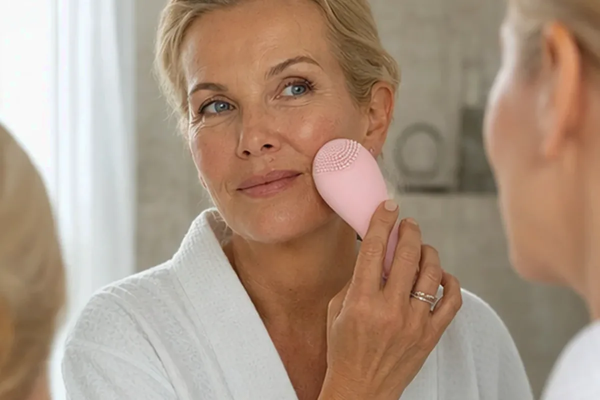Authentischer Wohlfühlmoment passend zum Beauty-Thema Porenreiniger bei kleinem Budget