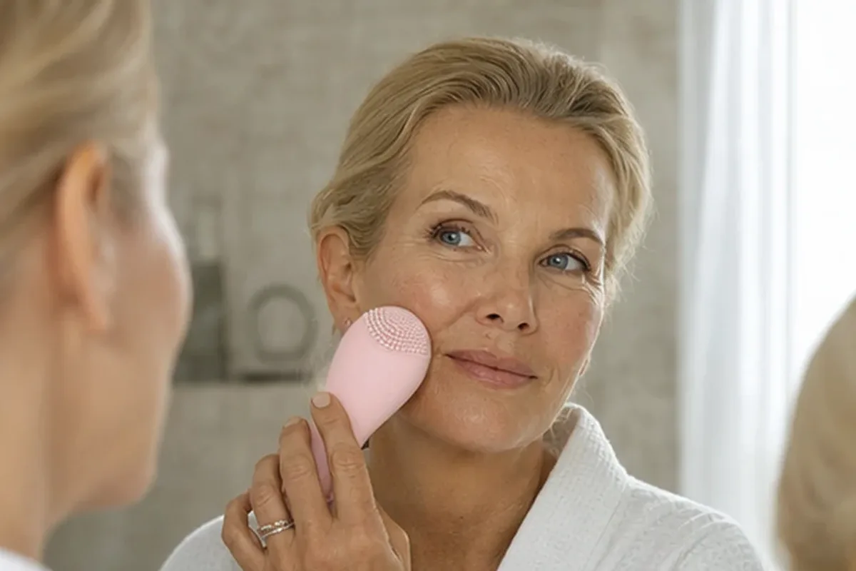 Authentische Beauty-Routine passend zum Thema Munddusche mit Premium-Anspruch