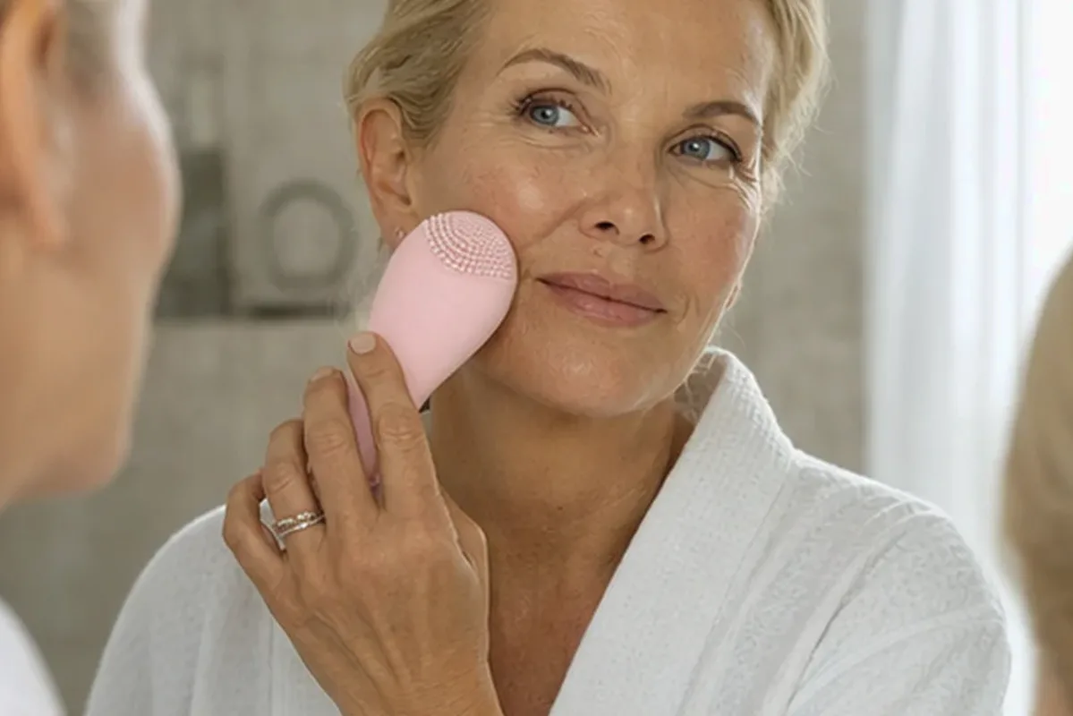 Authentische Beauty-Routine passend zum Thema Warmluftbürste bei kleinem Budget