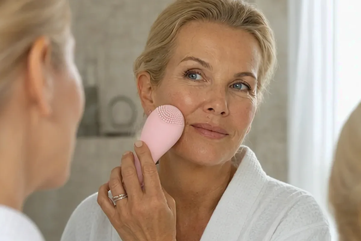 Redaktioneller Beauty-Moment zur Ausgangslage bei Mikrostrom-Gerät für empfindliche Haut