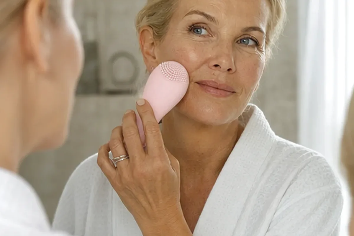Redaktioneller Beauty-Moment zur Ausgangslage bei LED-Gesichtsmaske für empfindliche Haut