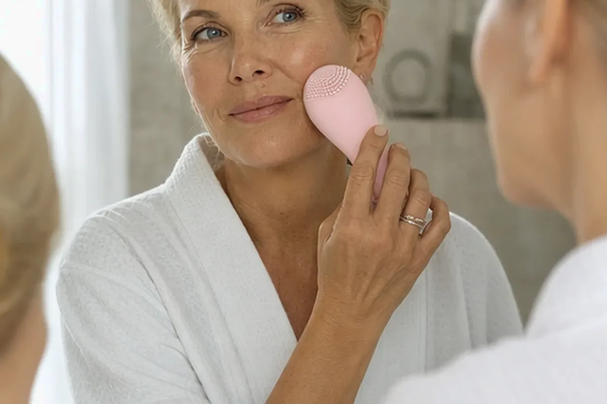 Authentischer Wohlfühlmoment passend zum Beauty-Thema Körperanalysewaage mit Premium-Anspruch