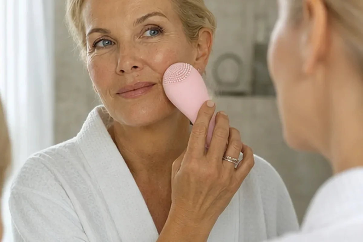 Authentische Beauty-Routine passend zum Thema Pediküre-Gerät für Reisen