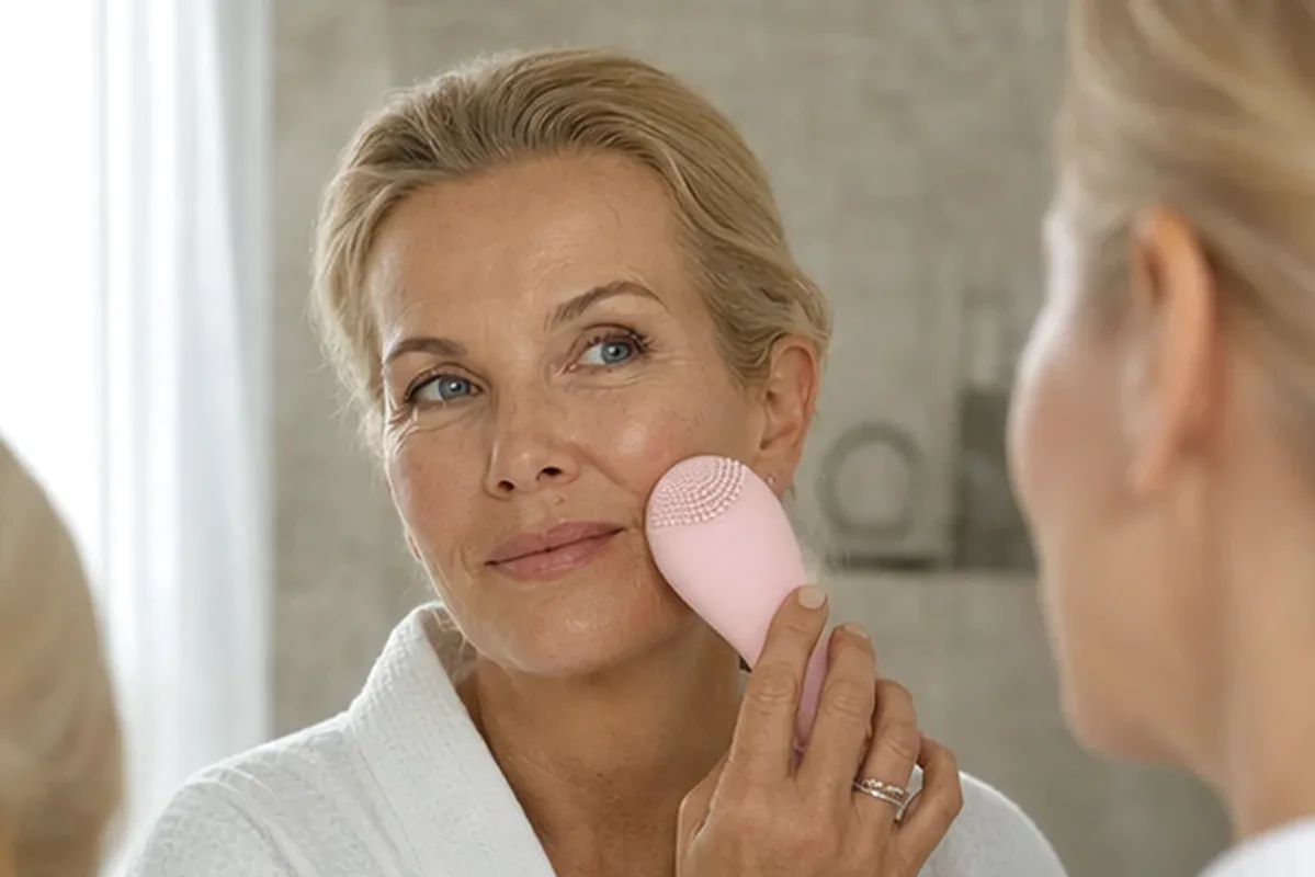 Authentischer Wohlfühlmoment passend zum Beauty-Thema Glätteisen für Anfänger