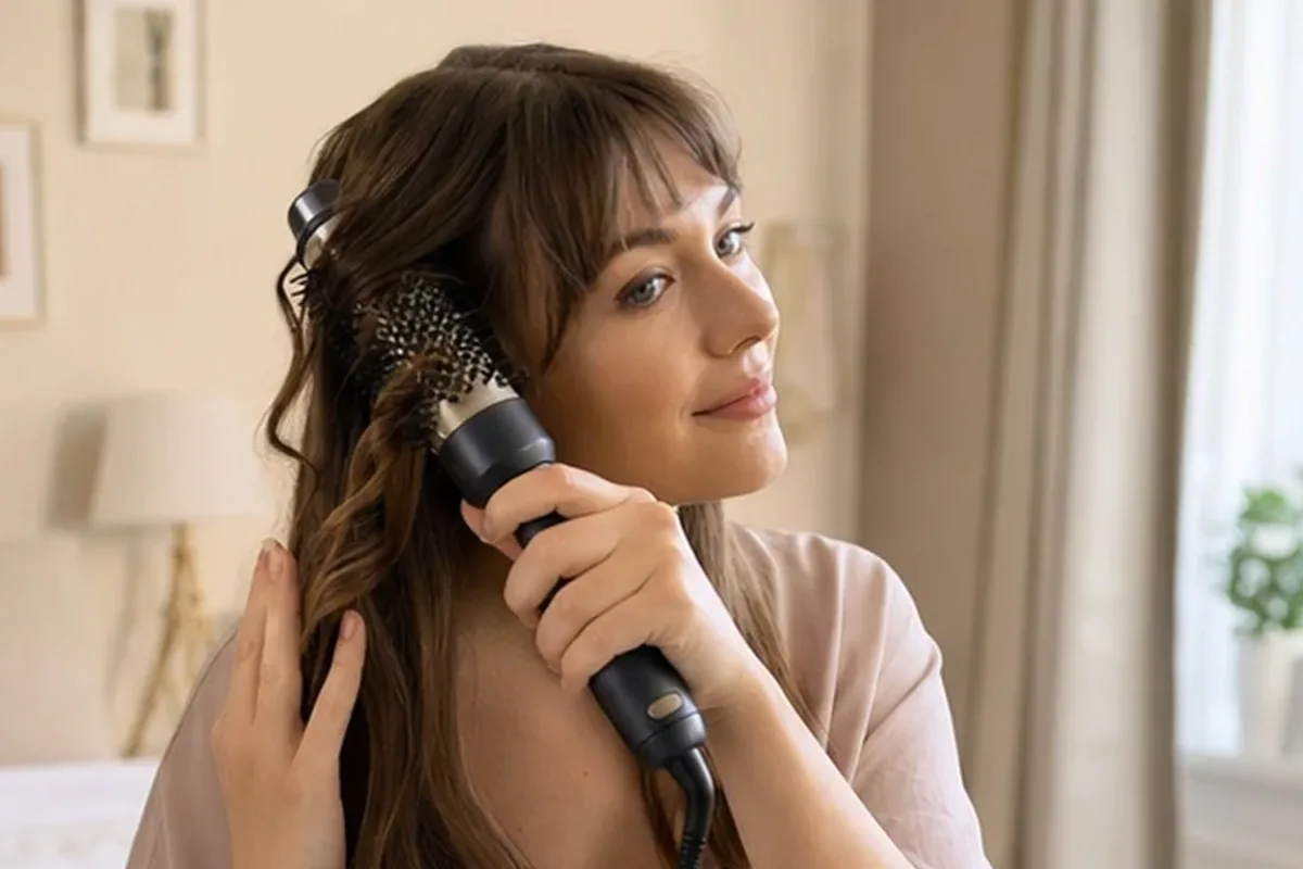 Authentischer Wohlfühlmoment passend zum Beauty-Thema Munddusche mit Premium-Anspruch