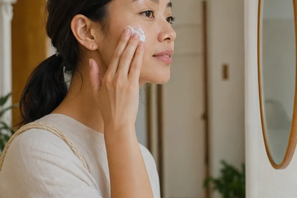 Authentische Beauty-Routine passend zum Thema Reinigungsöl bei Pigmentflecken