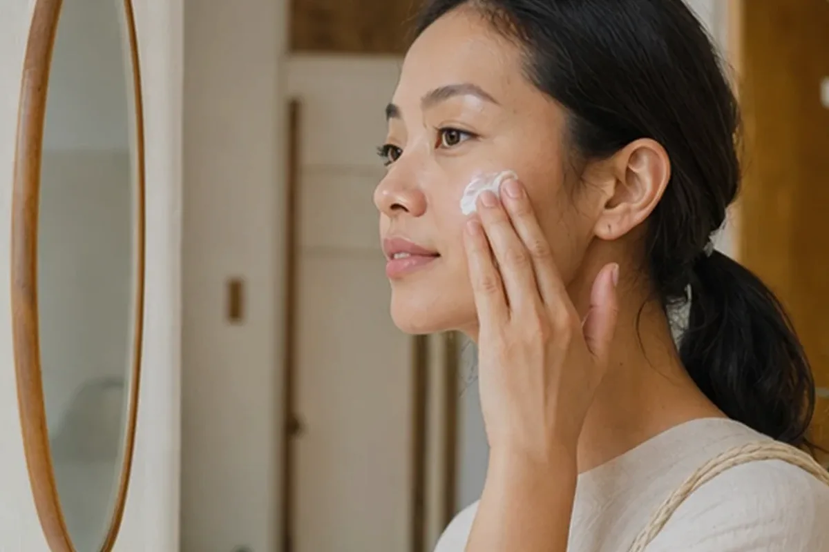 Hochwertige Beauty-Inszenierung zu Auswahlkriterien für Mizellenwasser für trockene Haut