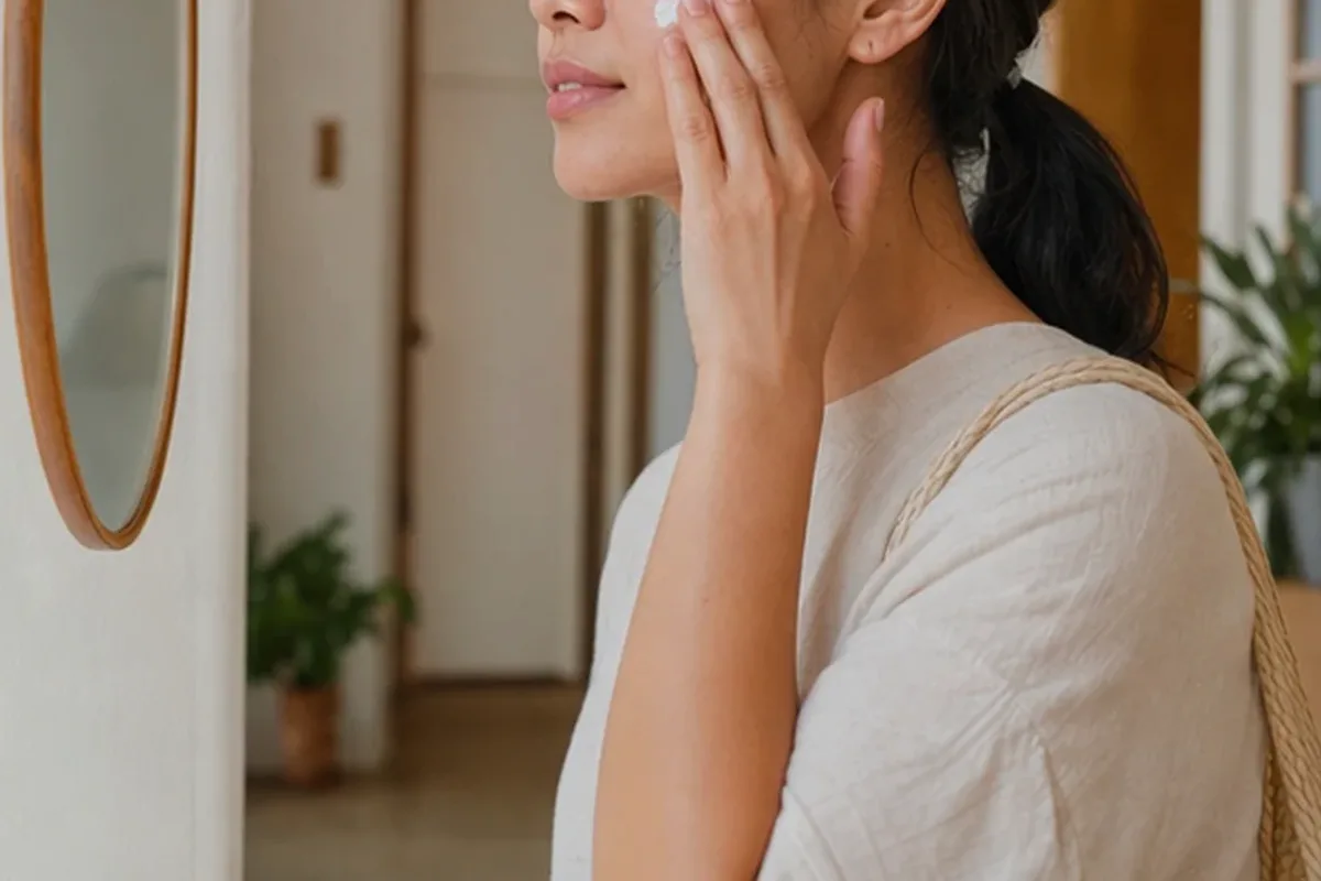 Authentische Beauty-Routine passend zum Thema Anti-Aging-Routine bei ersten Fältchen
