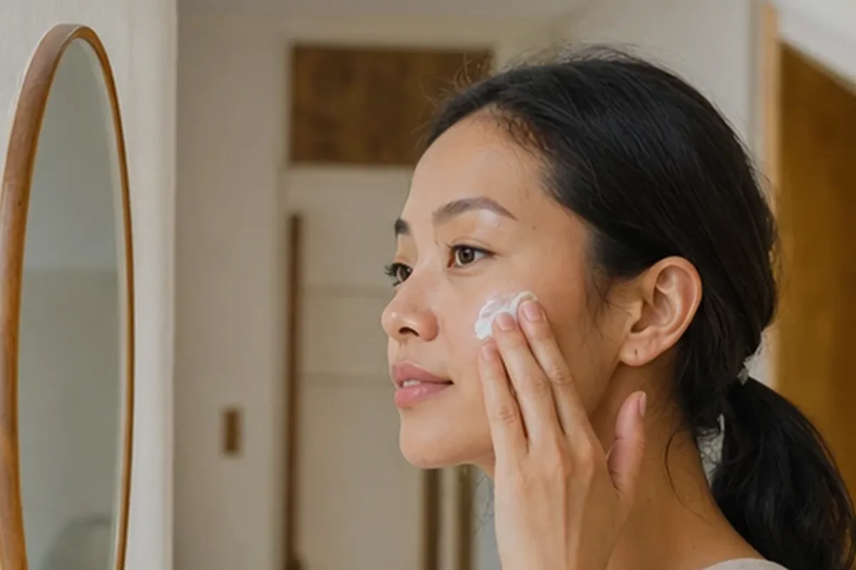 Authentische Beauty-Routine passend zum Thema Augenpflege bei Pigmentflecken