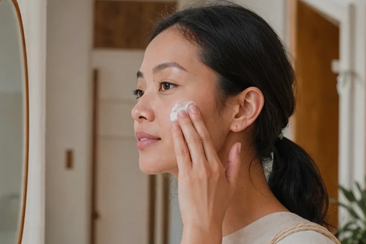 Redaktioneller Beauty-Moment zur Ausgangslage bei Augenpflege für empfindliche Haut