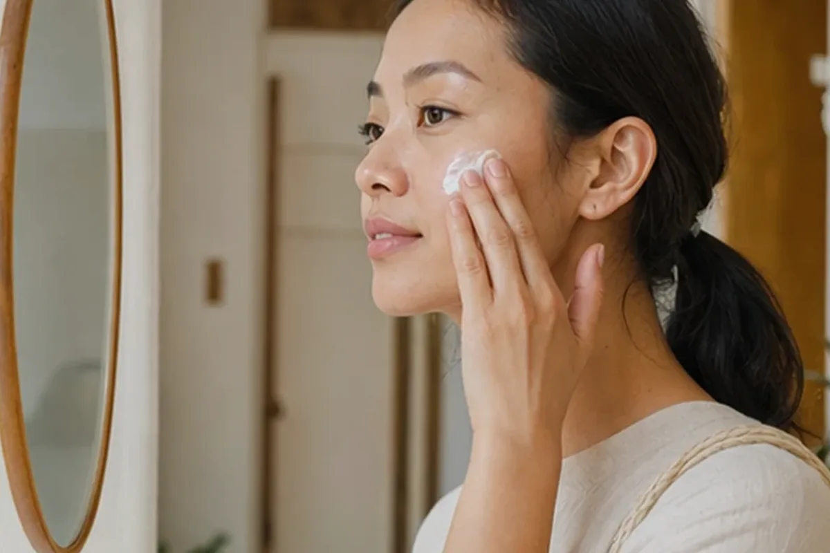 Redaktioneller Beauty-Moment zur Ausgangslage bei Niacinamid-Serum für trockene Haut