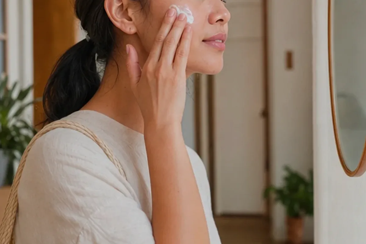 Hochwertige Beauty-Inszenierung zu Auswahlkriterien für Hyaluronsäure in der Hautpflege