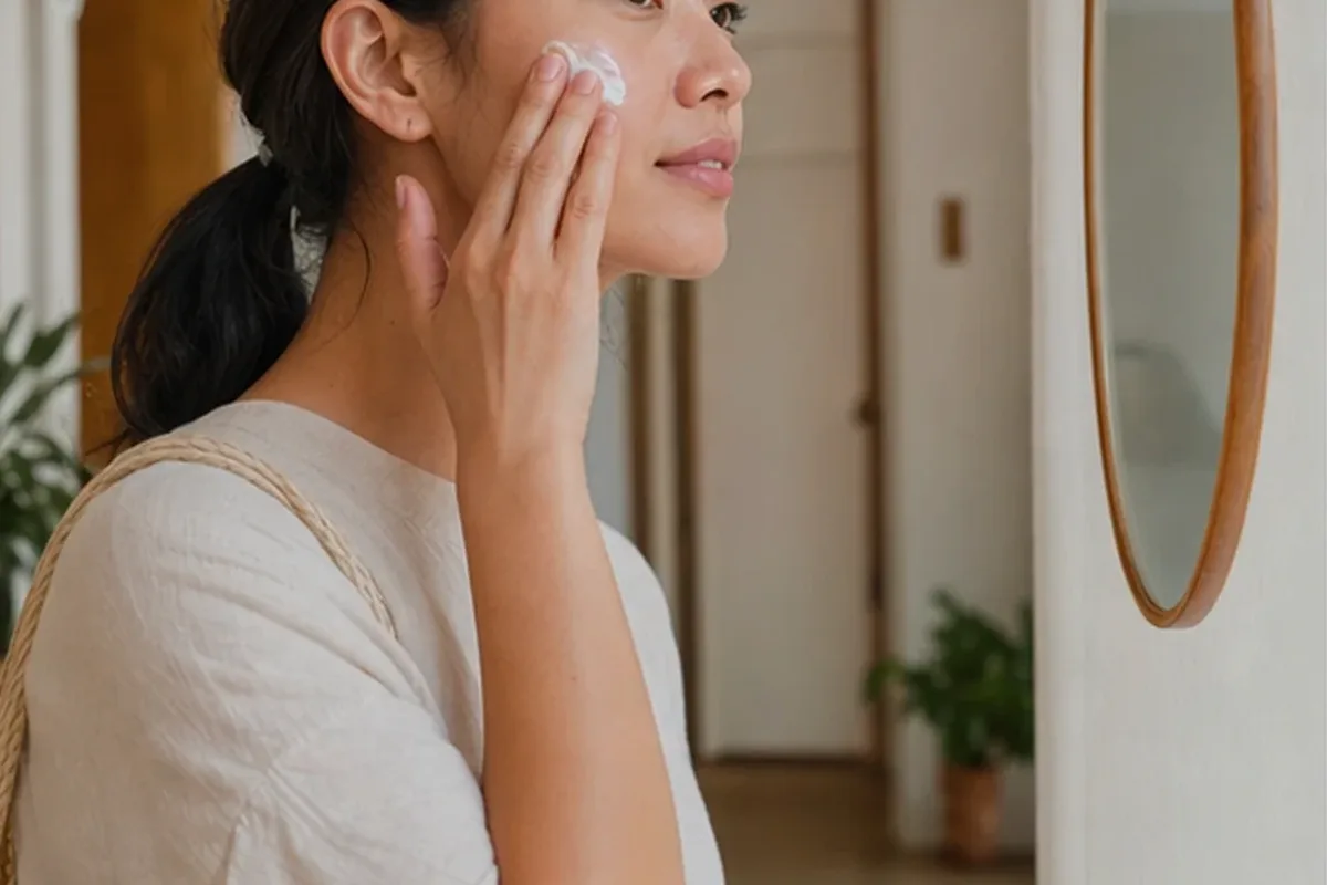 Redaktioneller Beauty-Moment zur Ausgangslage bei Vitamin-C-Serum für trockene Haut