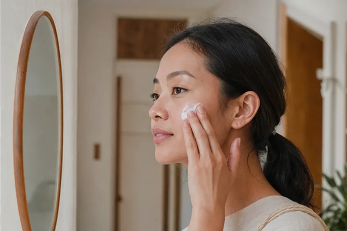 Authentische Beauty-Routine passend zum Thema Sonnenschutz
