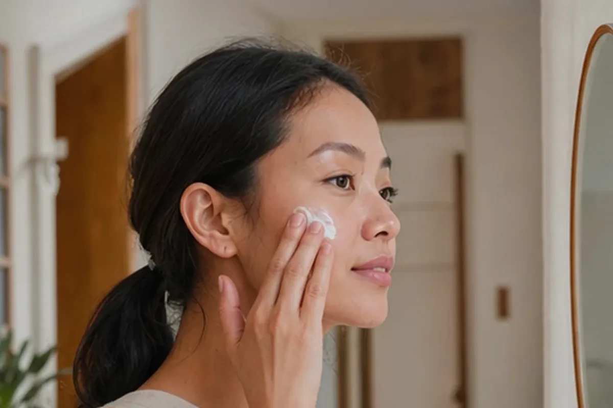 Authentische Beauty-Routine passend zum Thema Vitamin-C-Serum bei Rötungen