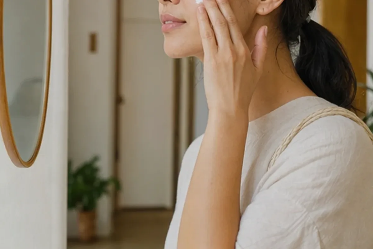 Hochwertige Beauty-Inszenierung zu Auswahlkriterien für Hautbarriere-Pflege für Mischhaut