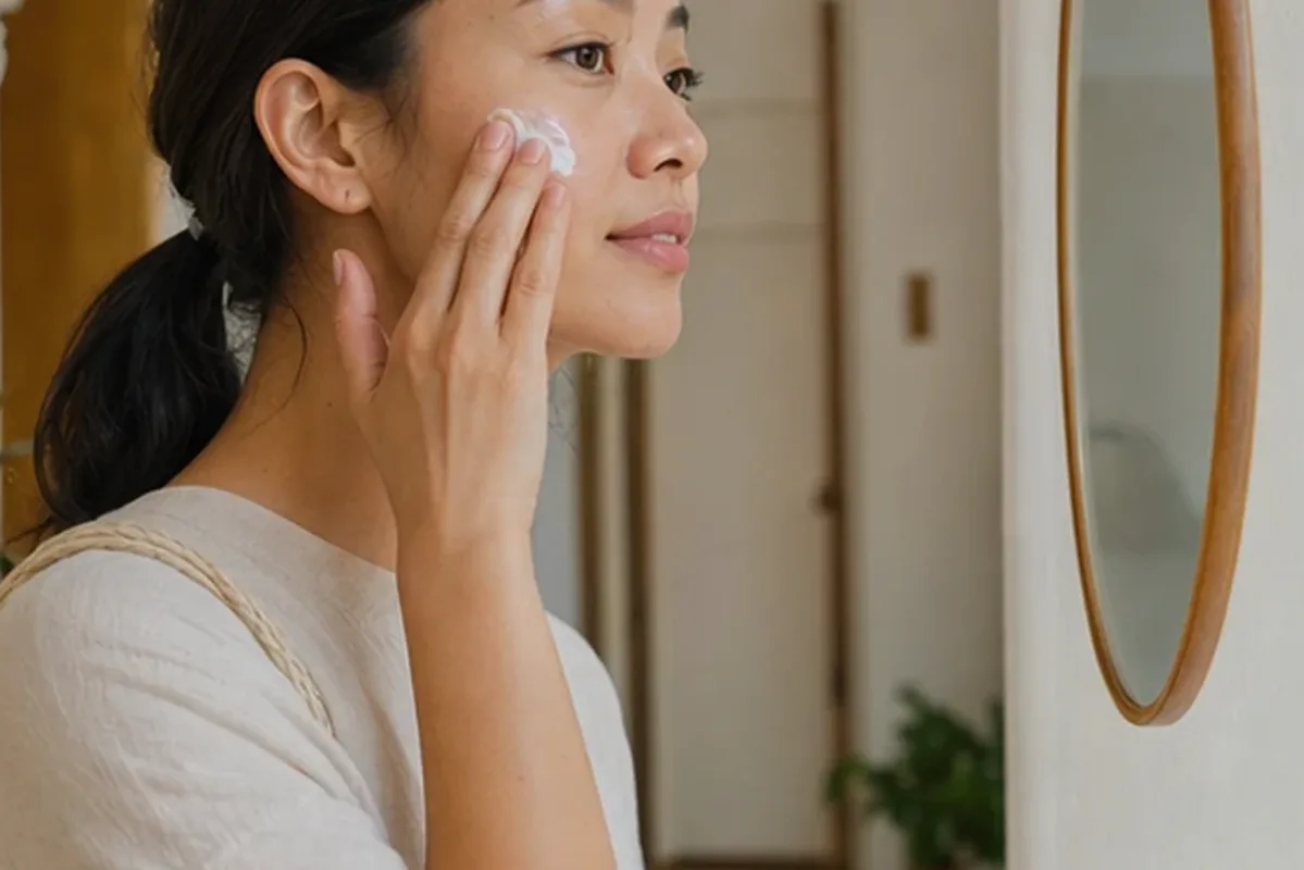 Redaktioneller Beauty-Moment zur Ausgangslage bei Vitamin-C-Serum bei Pigmentflecken