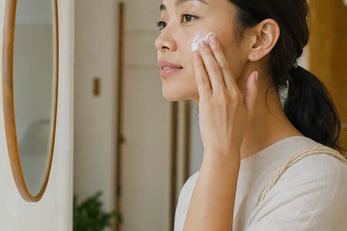 Redaktioneller Beauty-Moment zur Ausgangslage bei Hautbarriere-Pflege für Mischhaut