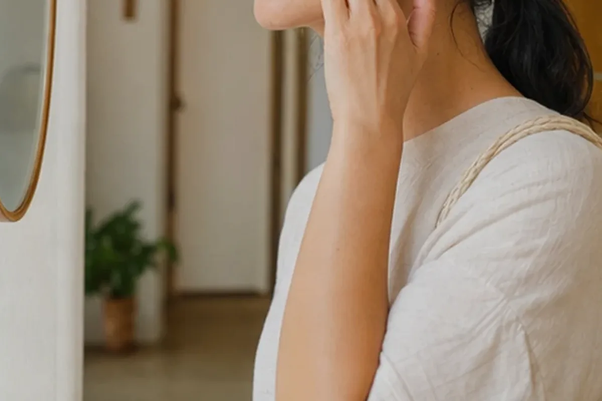 Authentische Beauty-Routine passend zum Thema Gesichtswasser für Mischhaut
