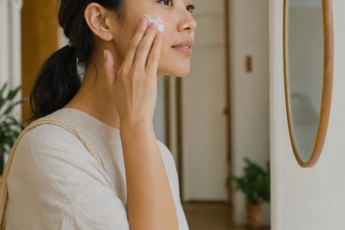 Redaktioneller Beauty-Moment zur Ausgangslage bei Gesichtsmaske für unreine Haut
