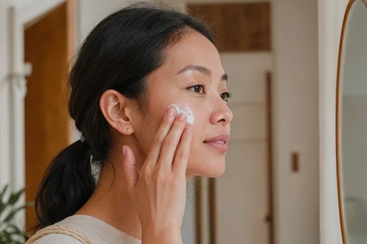 Authentische Beauty-Routine passend zum Thema Gesichtswasser für empfindliche Haut
