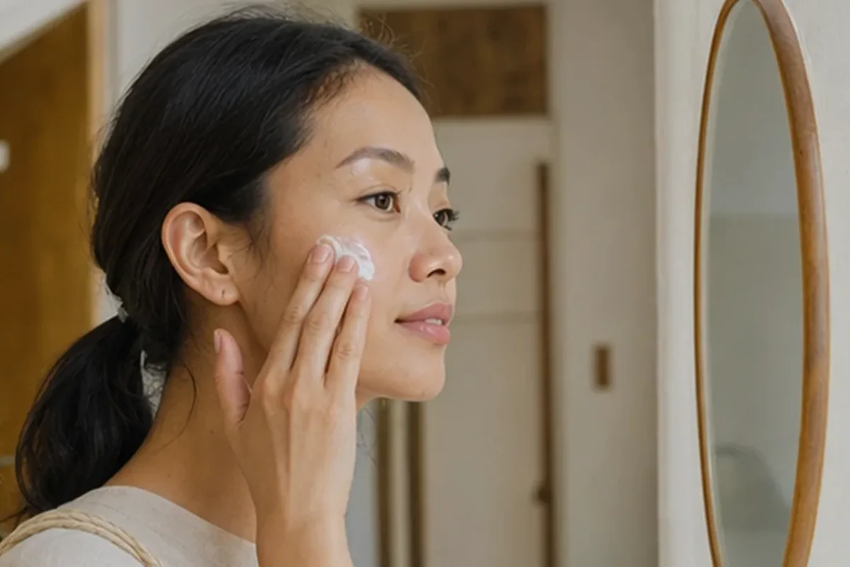 Redaktioneller Beauty-Moment zur Ausgangslage bei Hautbarriere-Pflege für fettige Haut