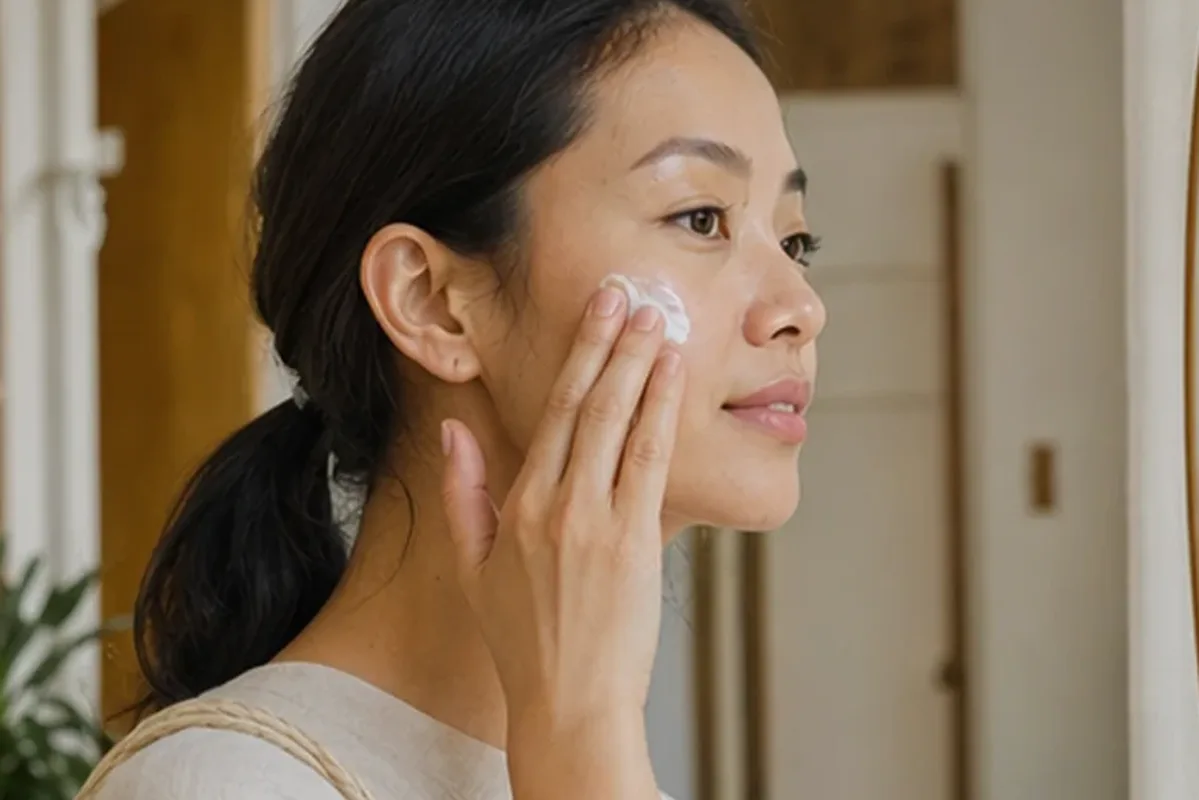 Authentische Beauty-Routine passend zum Thema Sonnenschutz für unreine Haut
