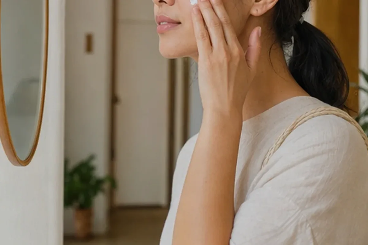 Authentische Beauty-Routine passend zum Thema Hyaluronsäure