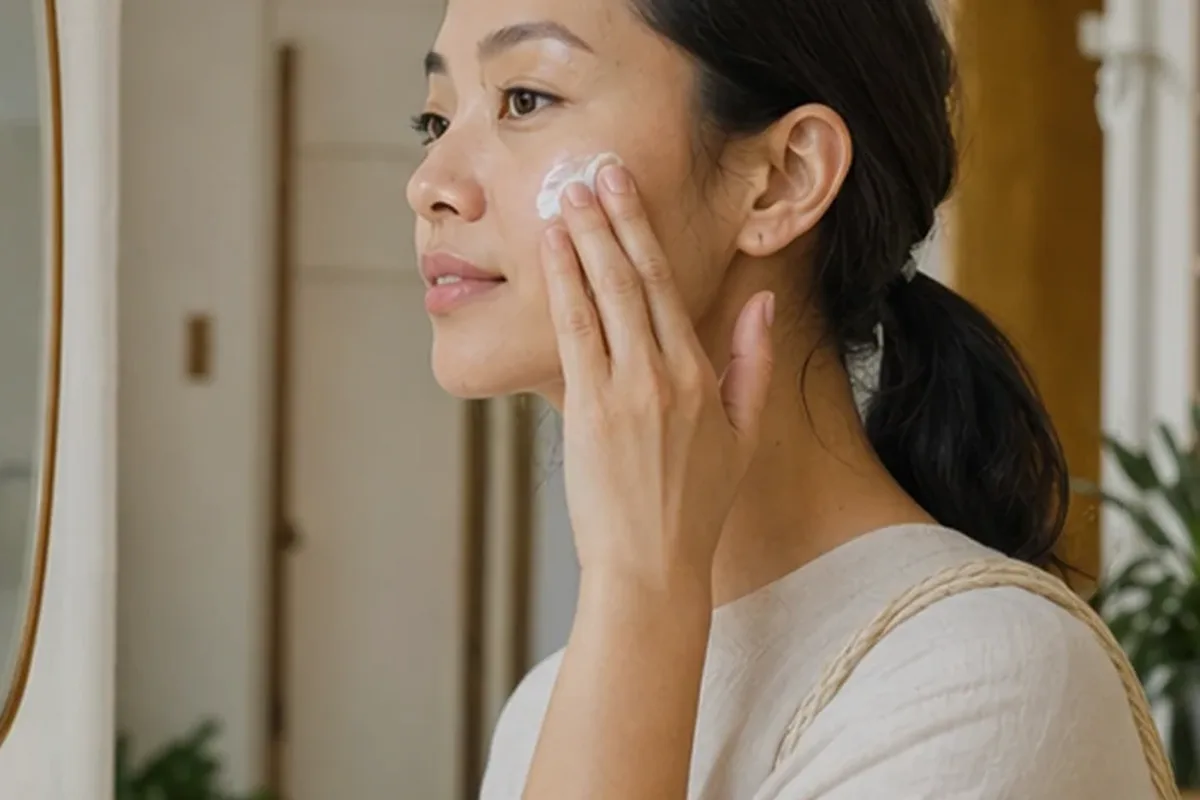 Authentische Beauty-Routine passend zum Thema Gesichtswasser bei Rötungen