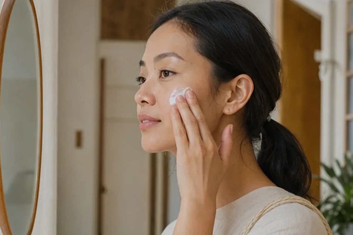Hochwertige Beauty-Inszenierung zu Auswahlkriterien für Sonnenschutz für unreine Haut