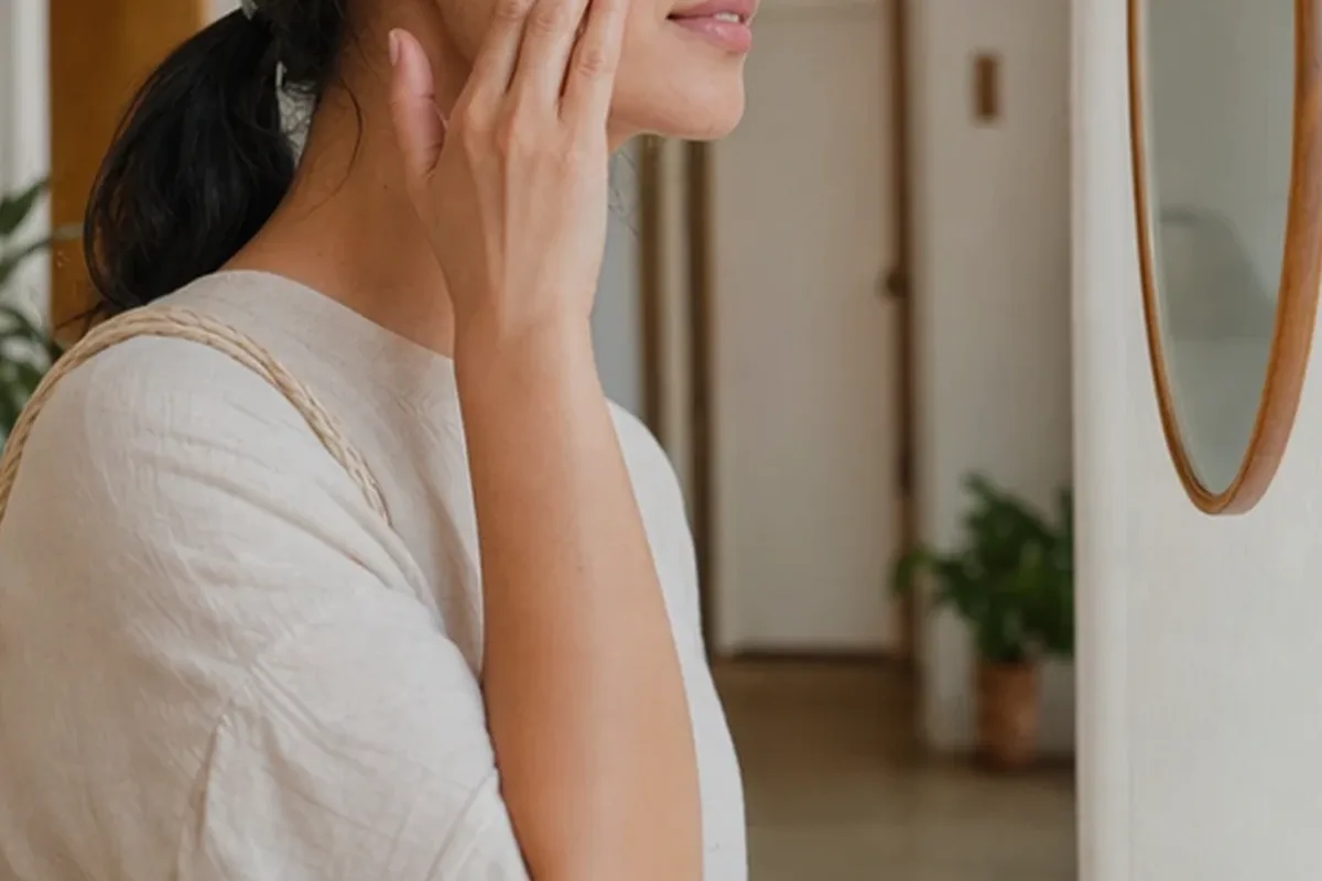 Authentische Beauty-Routine passend zum Thema Reinigungsöl für Mischhaut