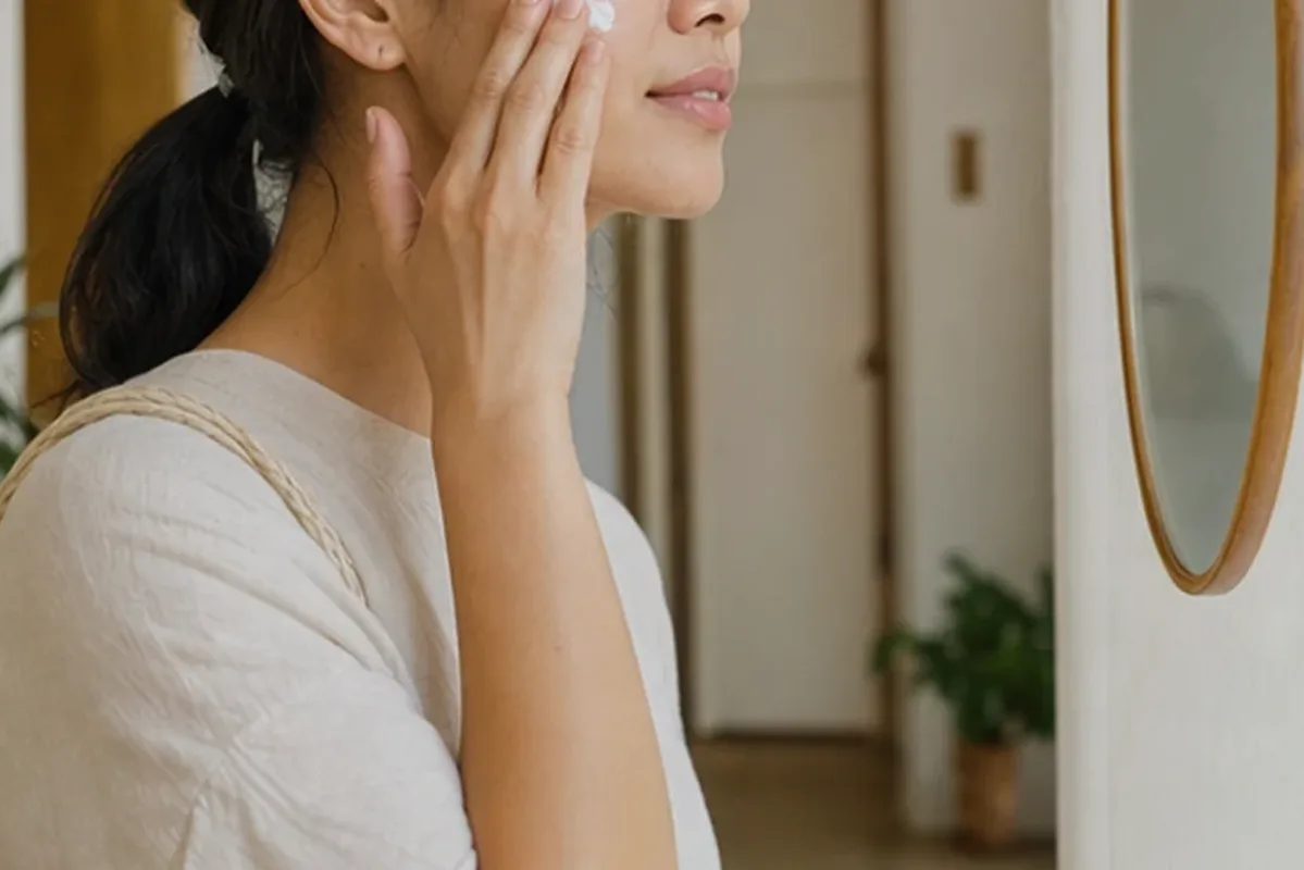 Hochwertige Beauty-Inszenierung zu Auswahlkriterien für Hautbarriere-Pflege für fettige Haut