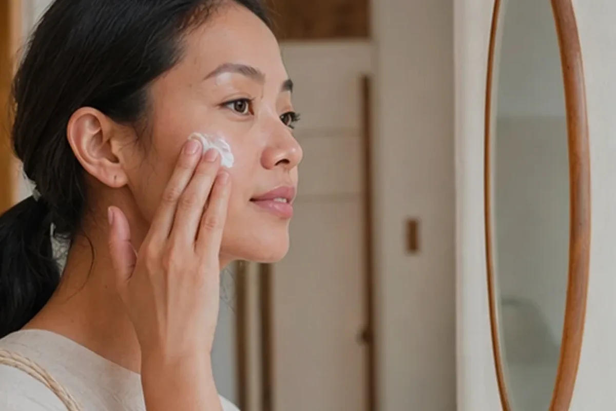 Authentische Beauty-Routine passend zum Thema Augenpflege für trockene Haut