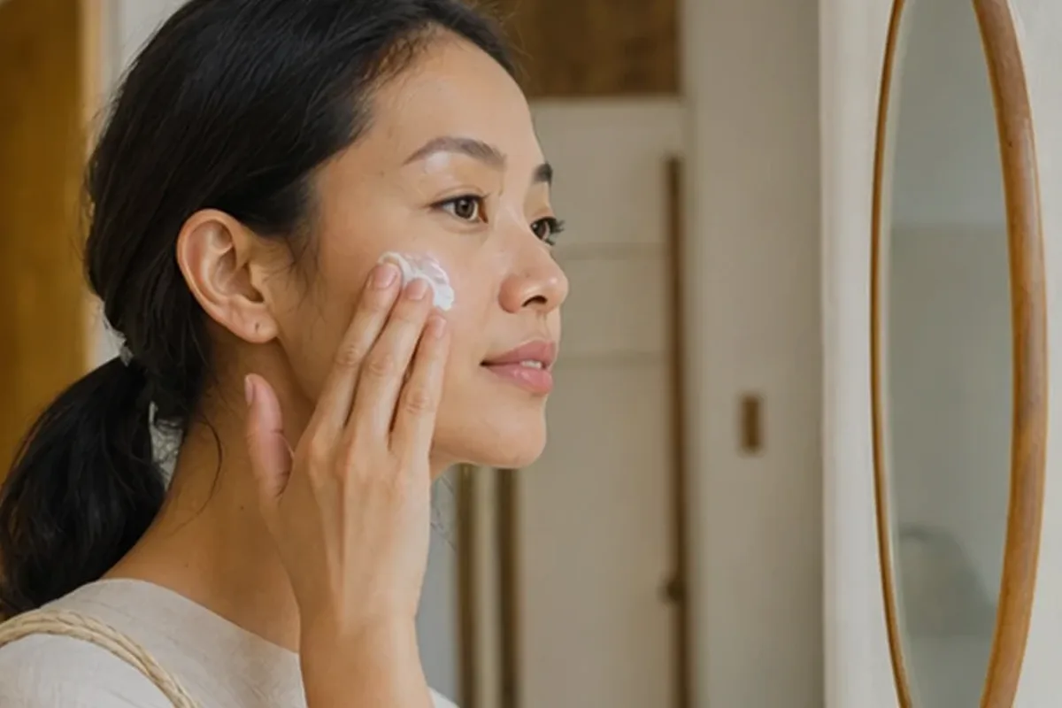 Authentische Beauty-Routine passend zum Thema Reinigungsöl bei Rötungen