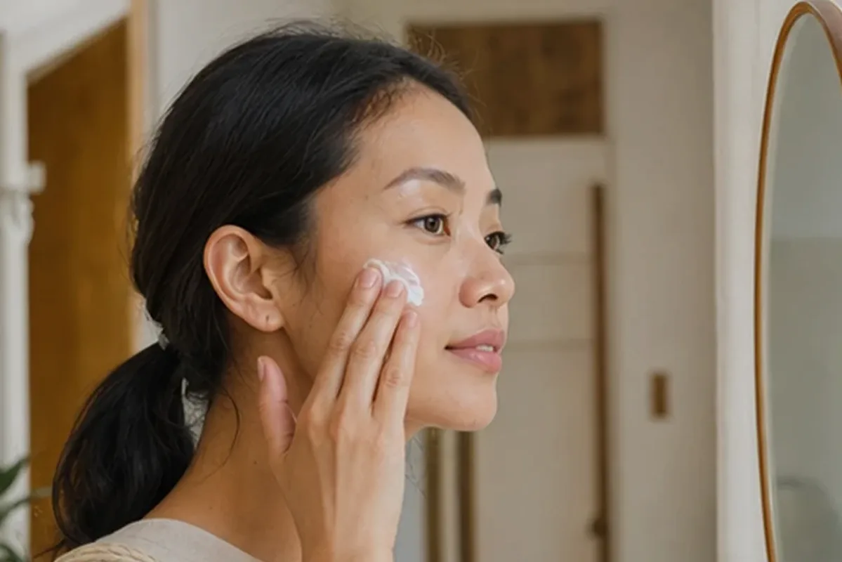 Redaktioneller Beauty-Moment zur Ausgangslage bei Feuchtigkeitsserum bei ersten Fältchen