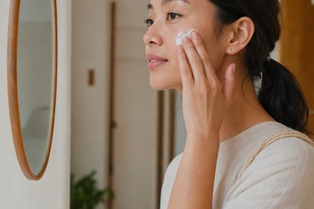Authentische Beauty-Routine passend zum Thema Augenpflege für unreine Haut
