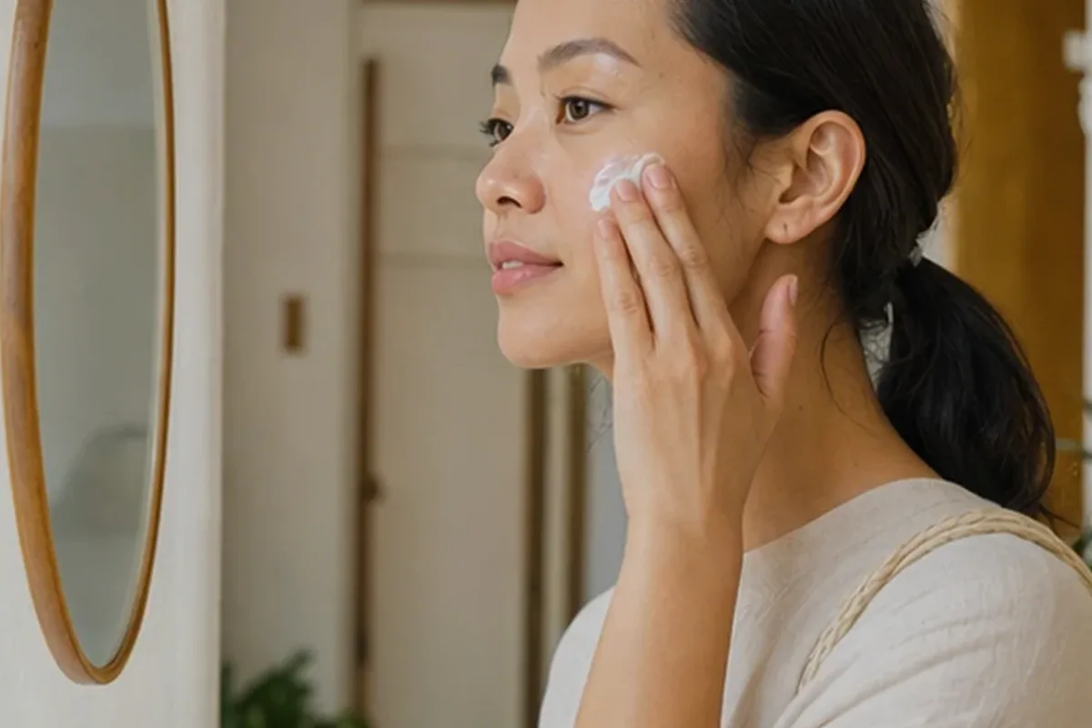 Redaktioneller Beauty-Moment zur Ausgangslage bei Gesichtsreinigung für Mischhaut
