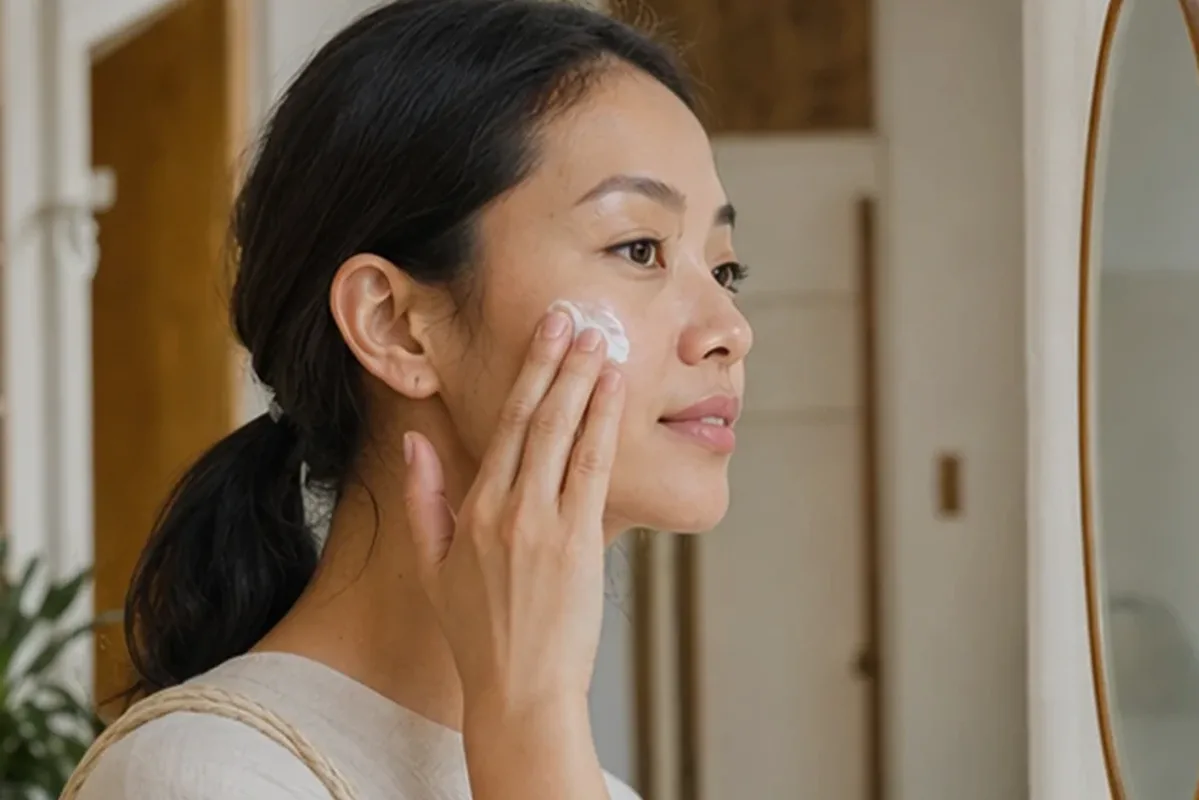 Emotionaler und authentischer Anwendungsmoment rund um Chemisches Peeling für unreine Haut